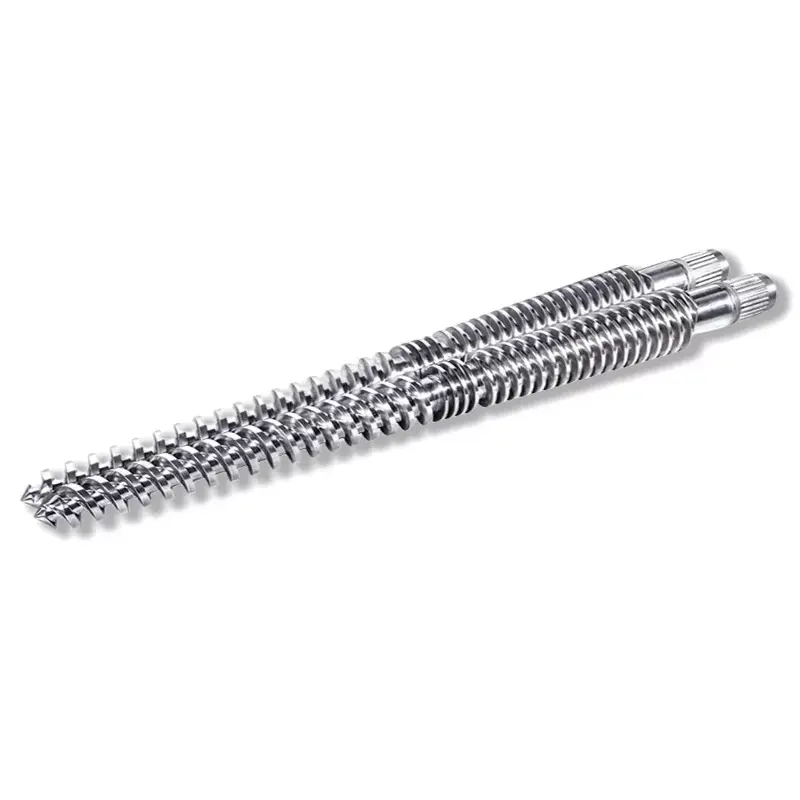 پیچ دوقلو مخروطی درهم آمیخته